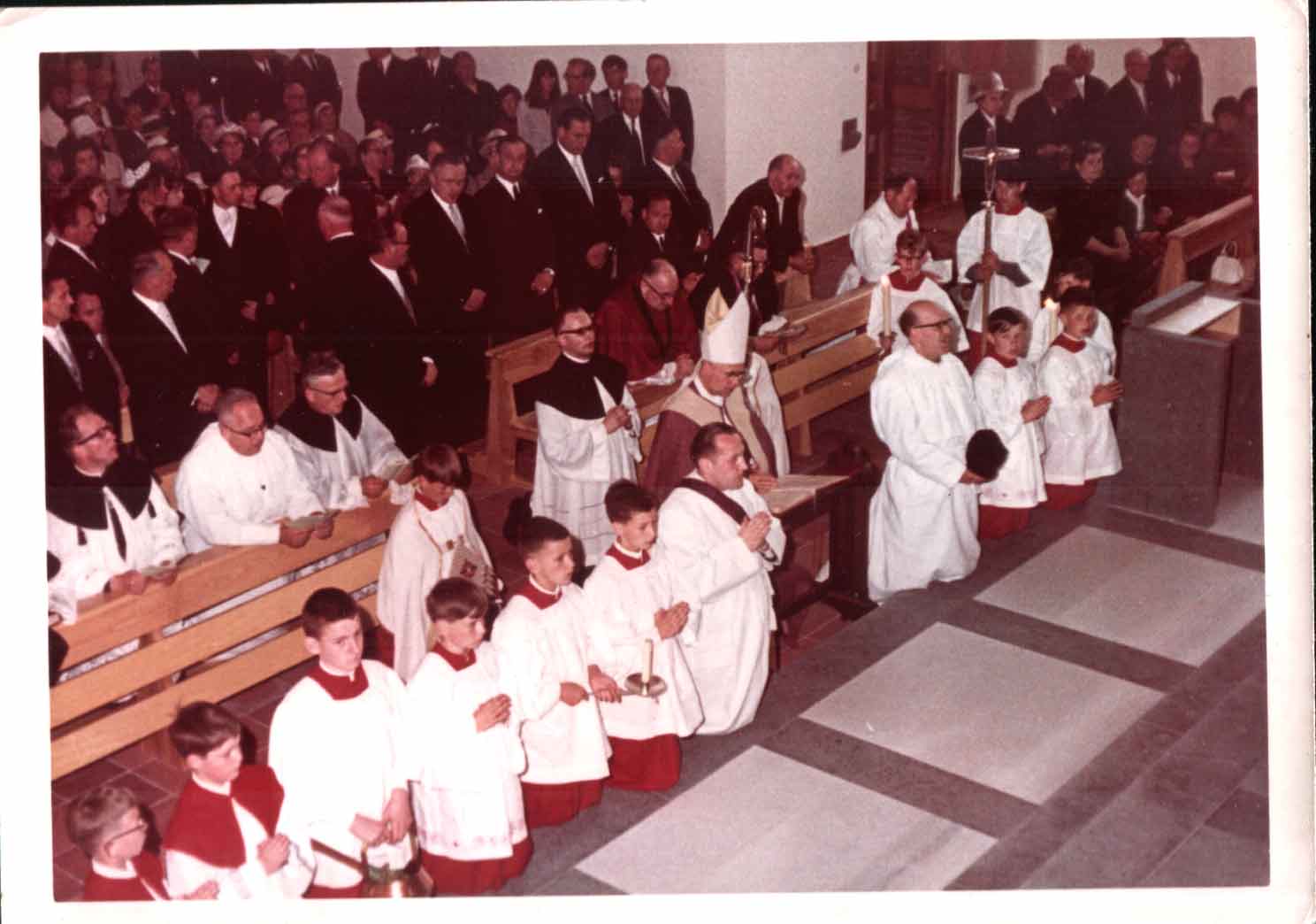 Kirchenweihe der Herz – Jesu Kirche Visselhövede am 21. Mai 1966