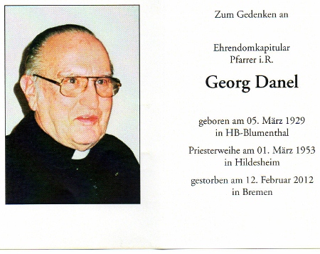 In Gedenken an Georg Danel